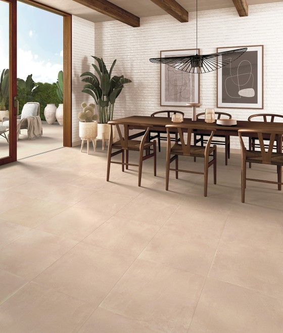 Scheme Beige Porcelain Floor and Wall Tile 450x450mm