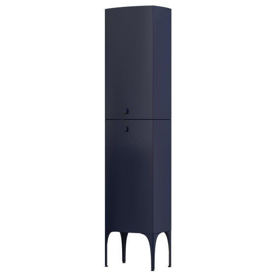 Wimborne Wall Hung 2 Door Column Unit 47cm Matt Blue