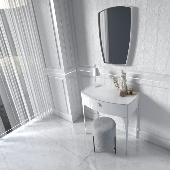 Wimborne Wall Hung 1 Drawer Basin Unit 82cm Gloss White