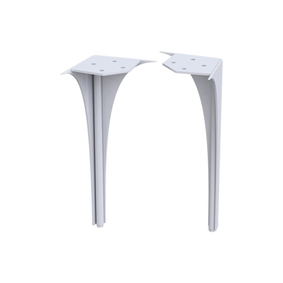 Wimborne Rear Legs To Suit All Units Pack Of 2 Gloss White