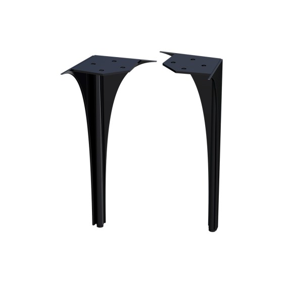 Wimborne Rear Legs To Suit All Units Pack Of 2 Gloss Black