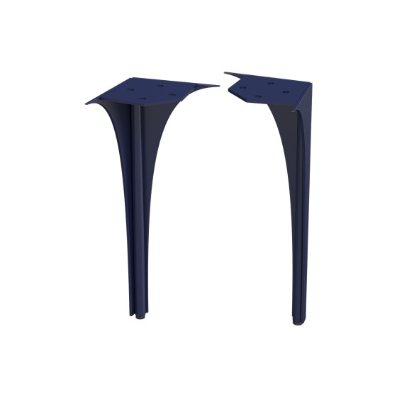 Wimborne Rear Legs To Suit All Units Pack Of 2 Gloss Matt Blue