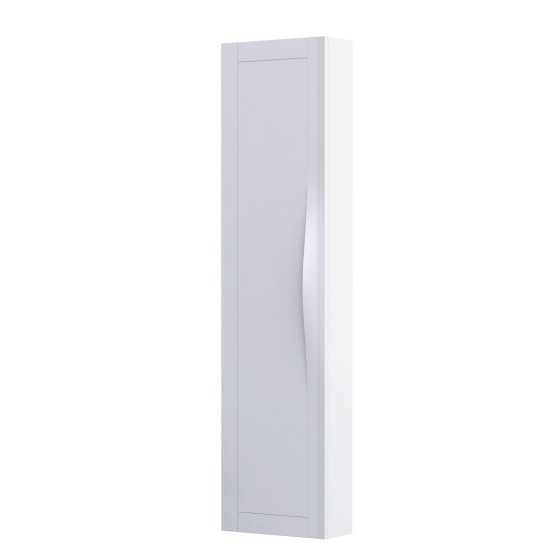 Enchant Wall Hung 1 Door  Column Unit 40cm Matt White