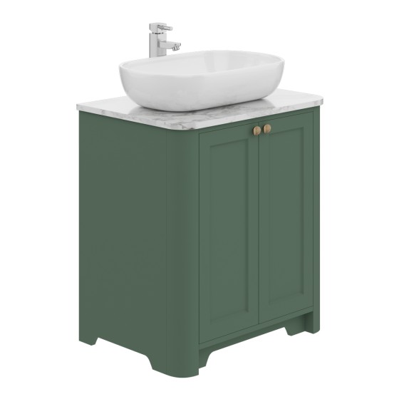 Hampton 70cm Floor Standing 2 Door Unit Labrador Green
