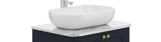 Hampton 100cm Worktop With 1000mm Marble