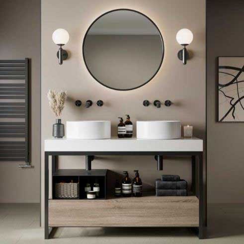 Multipanel Pure Shower Panel Taupe Grey (Mp750) 2400 X 1200 X 11mm Unlipped