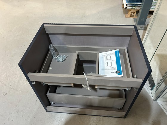 S7004972 Middleton 60cm Wall Hung Drawer Unit Midnight Blue