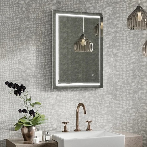 HIB Spectre50 LED Bathroom Mirror 500x700mm