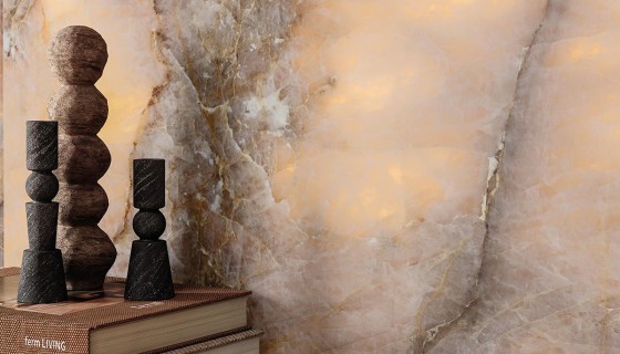 Backlit Stone Amber 600x1200mm Polished Floor And Wall Tile