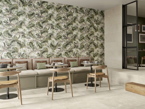 Enchant Foliage Leaf Décor Ceramic Wall Tile 300x100mm