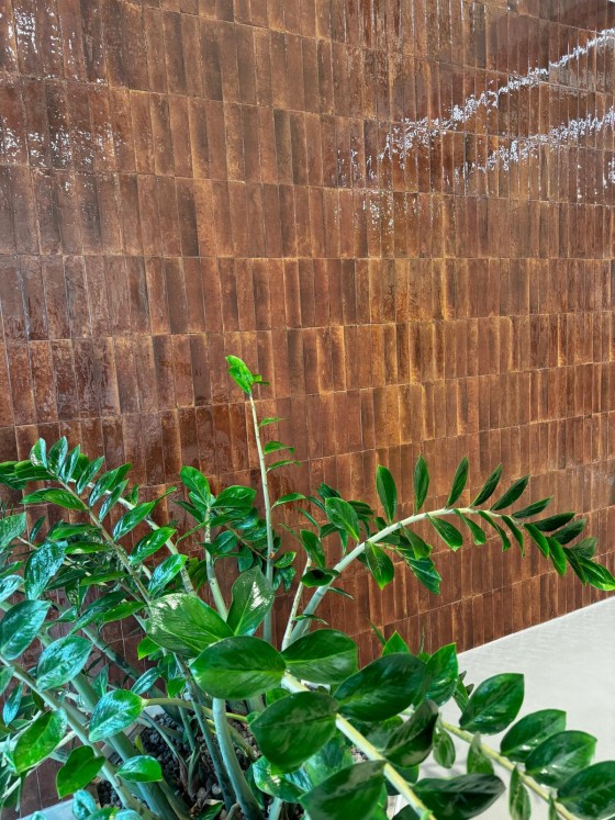 Lume Caramel Gloss Porcelain Wall and Floor Tile 240x60mm