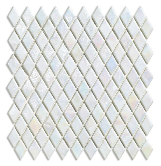Sicis Diamond Excelsior Pearlescent White Mosaic 259x266mm