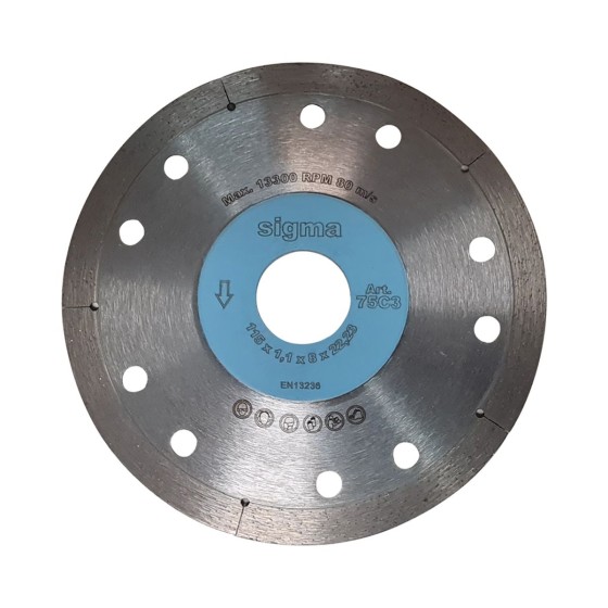 Sigma Diamond Cutting Blade 115mm (75C3)
