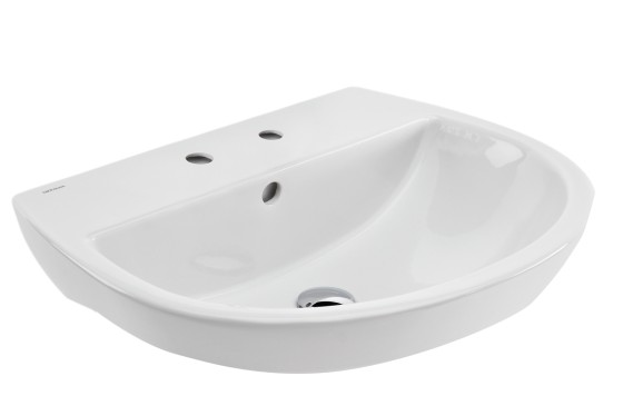 Eclipse 50cm 2 Taphole Wash Basin
