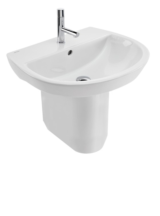 Eclipse 55cm 2 Taphole Wash Basin