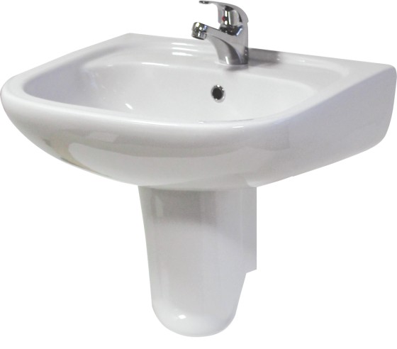 Olympus 55cm TH1 Basin (Pedestal or Wall Fixed)