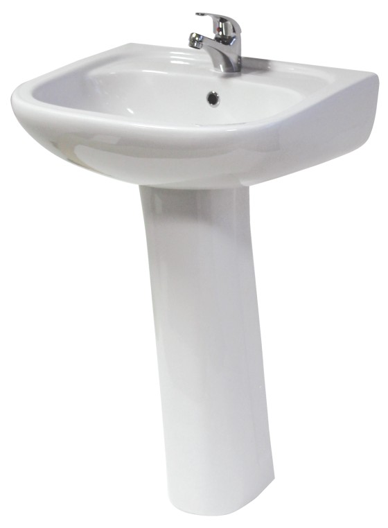 Olympus 65cm TH1 Basin and Full Pedestal