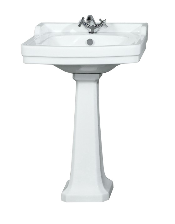 Worcester 61cm 1 Taphole Basin with Upstand