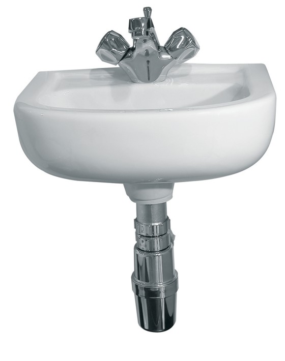 Olympus 35cm 2 Taphole Cloak Room Basin
