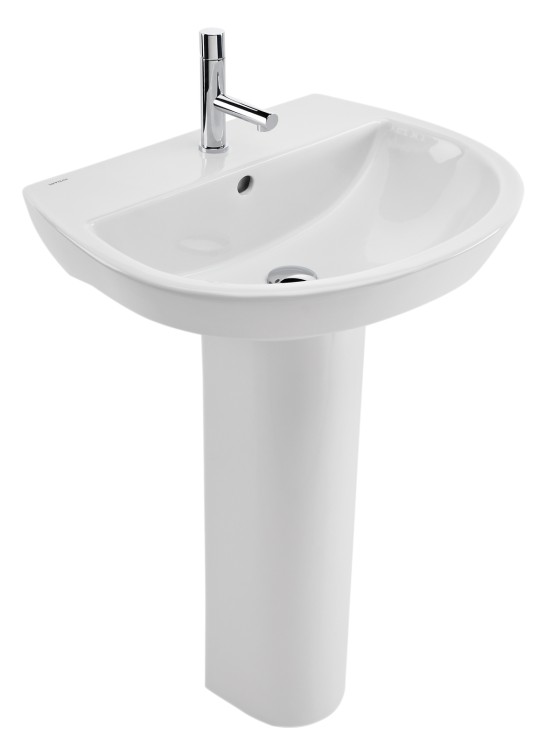 Eclipse 60cm 2 Taphole Wash Basin