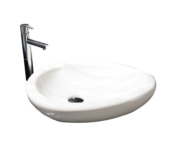 Egg 50cm No Taphole Sit On Basin