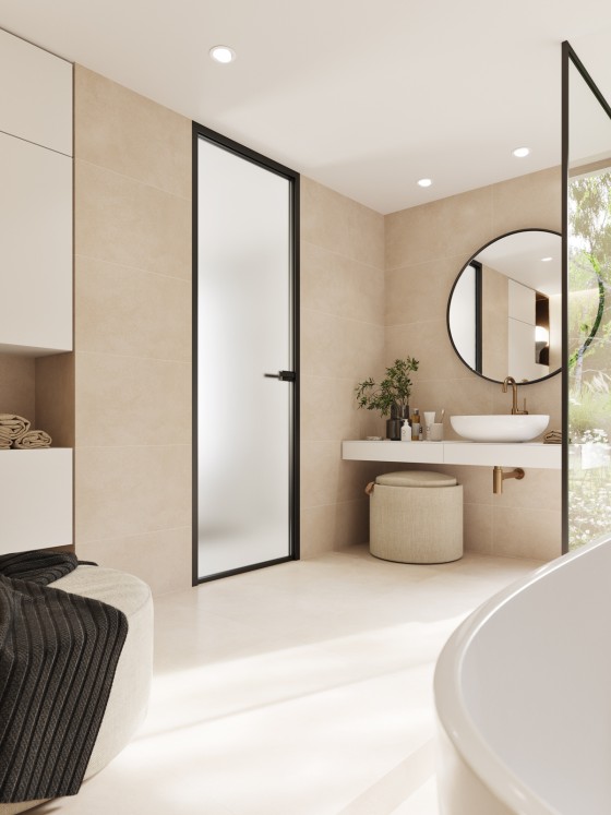Horizon Light Beige Porcelain Wall & Floor Tile 300x600mm
