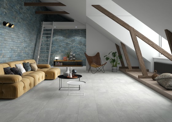 Modern Slate White Rectified Porcelain Wall & Floor Tile 300x600mm