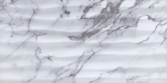Palermo White Waves Ceramic Wall Tile 300x600mm