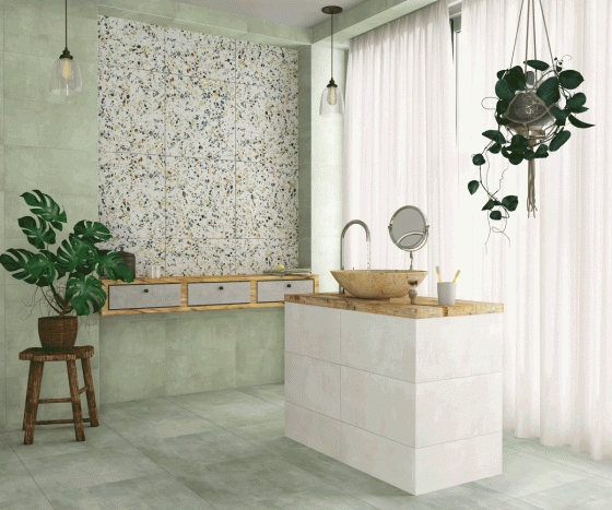 Gemini Green Porcelain Wall & Floor Tile 600x600mm