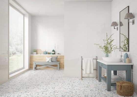 Gemini White Porcelain Wall & Floor Tile 600x600mm