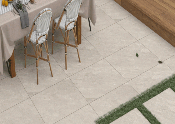 Quartz Grey Porcelain Paving 600x600x20mm