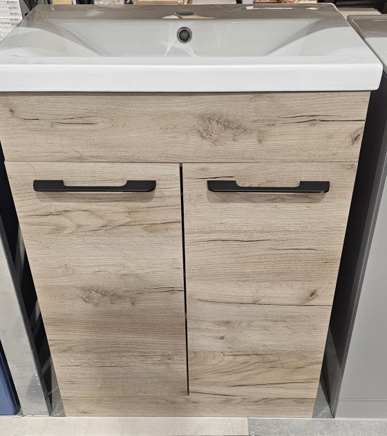 Appeal 2 Door Oak 1 Tap Hole Floor Standing Unit 