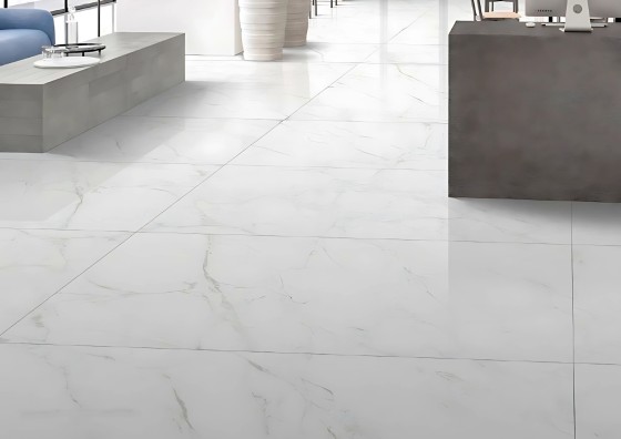 Luxe Superb Statuario Matt Porcelain Wall & Floor Tile 600x1200mm