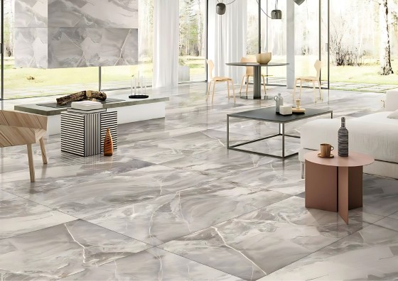 Luxe Picaso Almond Gloss Porcelain Wall & Floor Tile 600x1200mm