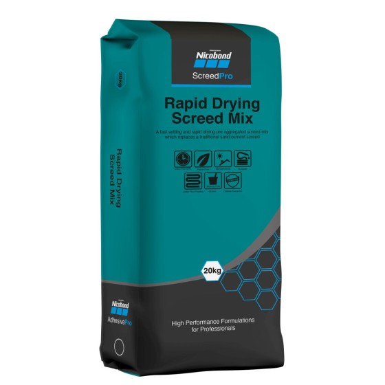 Nicobond ScreedPro Rapid Drying Screed Mix - 25kg