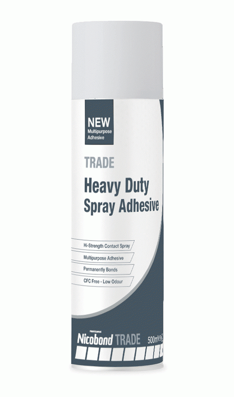 Nicobond Heavy Duty Spray Adhesive - 500ml
