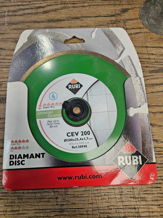 N4900034 Rubi Diamond Blade CEV200MM 30946 - 200mm