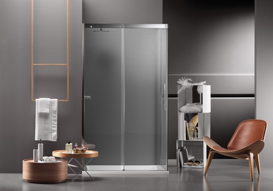 P6832741 Fluidity 2BX Sliding Door Soft Close Left Hand - 119x200cm