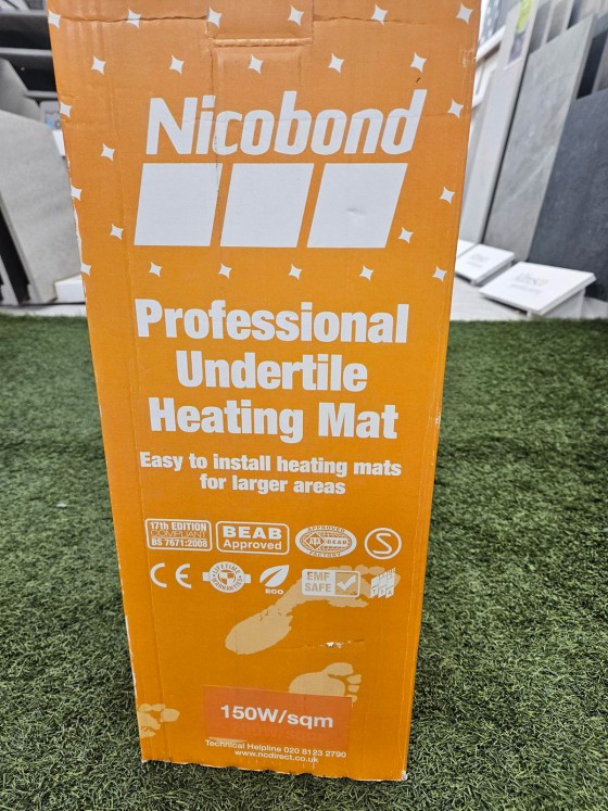 N2551829 Nicobond Undertile Heating Mat 150W/M - 8.0m²