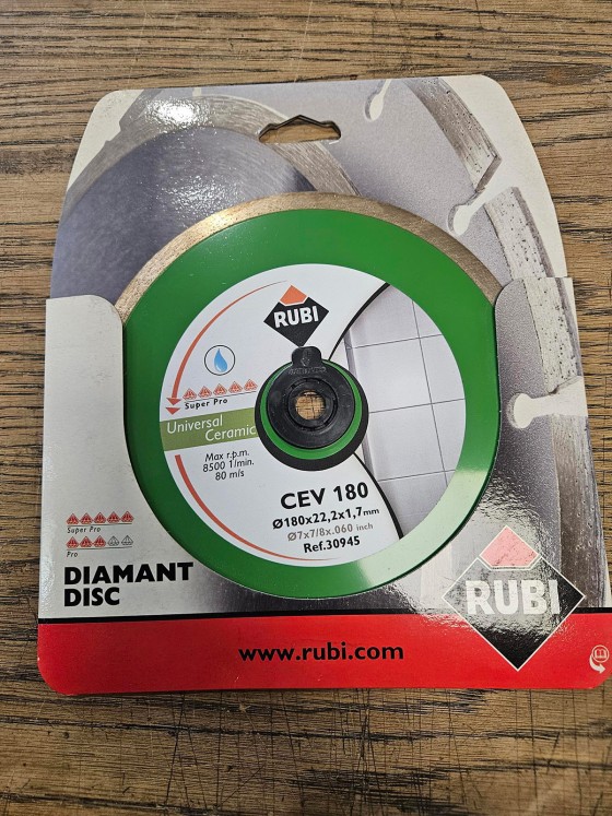N4900032 Rubi Diamond Blade CEV 180mm 