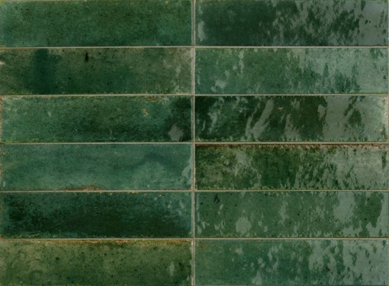 NB16942 Lume Green Gloss Porcelain Wall & Floor Tile 240x60mm - 3.6m²