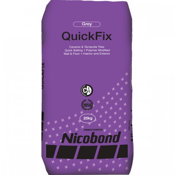 Nicobond Quickfix Adhesive Grey 20kg
