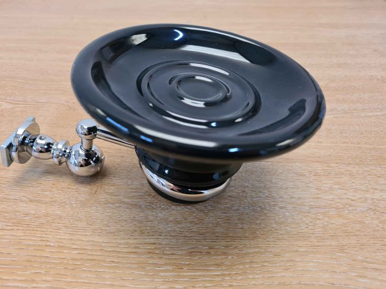 Imperial Black Soap Dish & Holder 