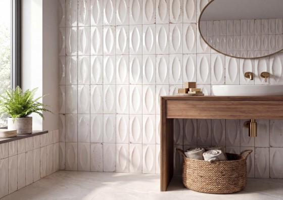 Pebble White Matt Porcelain Wall and Floor Tile 375x750mm