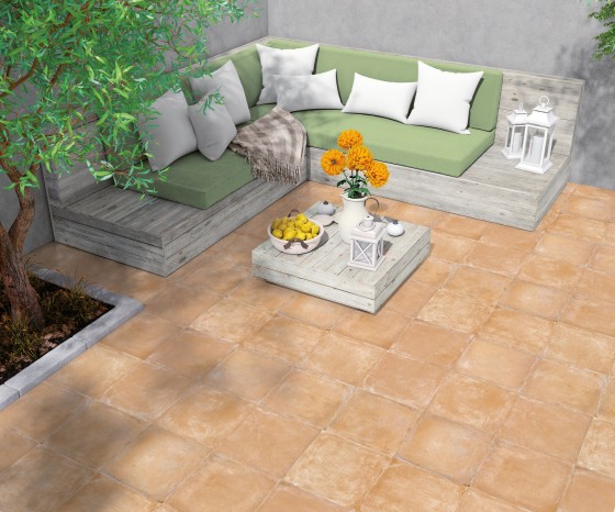Alcora Cotto Anti-Slip Porcelain Wall and Floor Tile 333x333mm