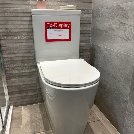 Surface Rimless Flush Comfort Height Close Coupled Suite Kit