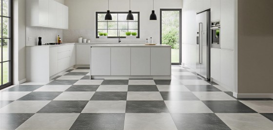 Modern Slate White and Anthracite Tile Mixed Pack 600x600mm