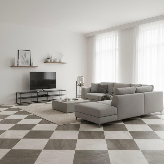 Bedrock Light and Dark Tile Mixed Pack 600x600mm