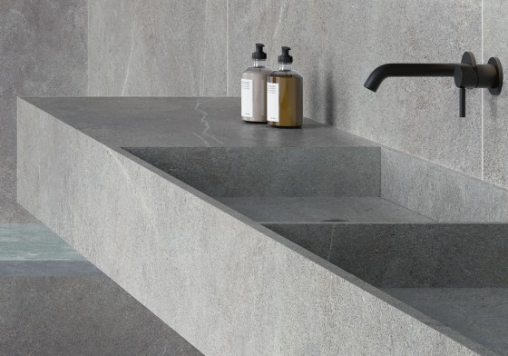 Veinstone White Matt Porcelain Wall & Floor Tile 1000x1000mm