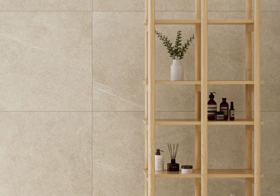 Veinstone Ivory Matt Porcelain Wall & Floor Tile 1000x1000mm